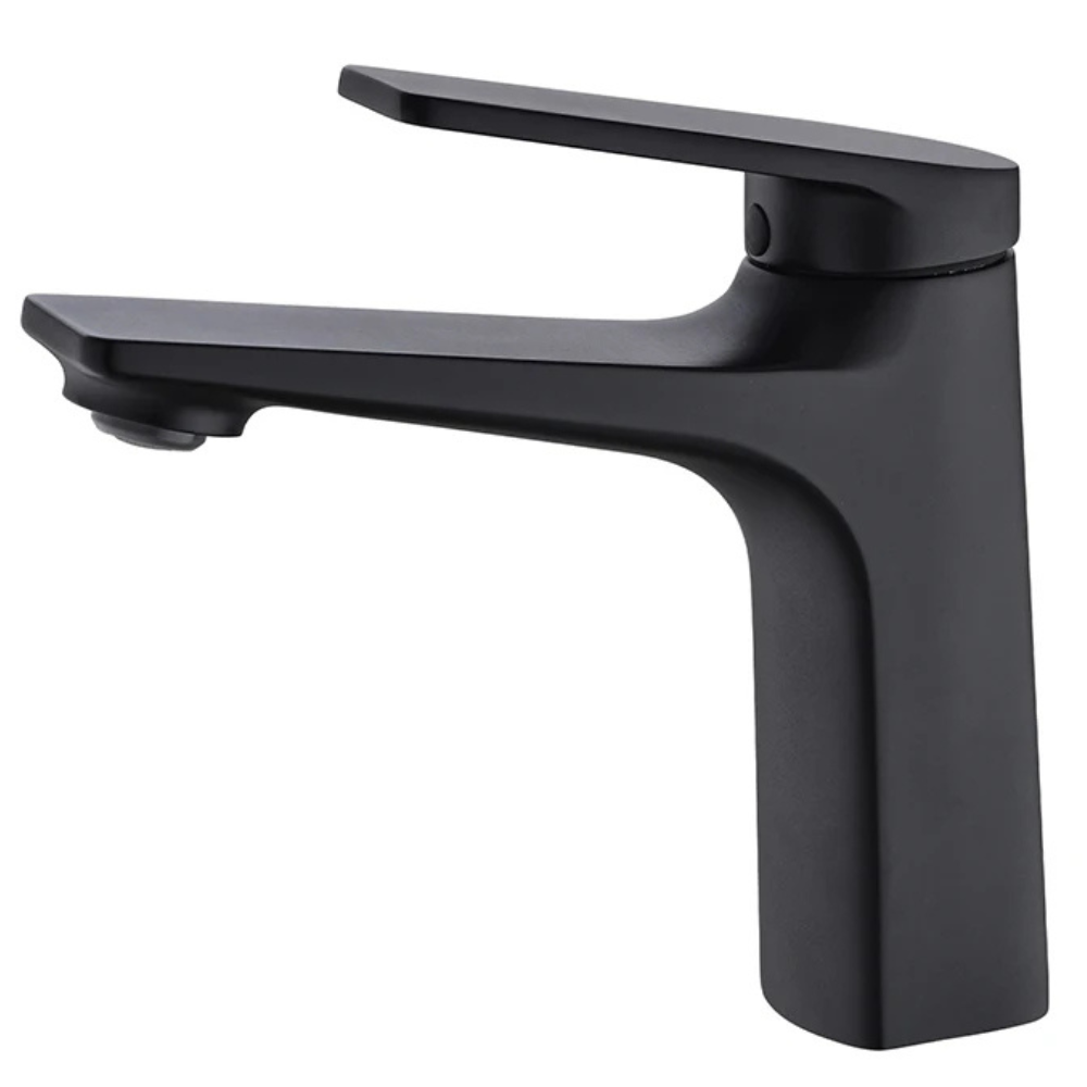 Grifo Lavabo Caño Bajo Negro ELARA COAL GRIFERS