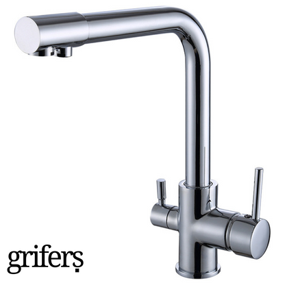 Grifo Osmosis Cromado 3 Vías 2 Salidas – LANTUR CROME GRIFERS
