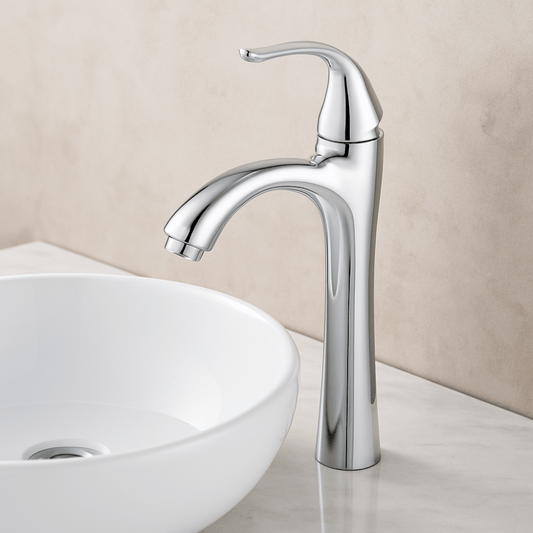 Grifo Lavabo Cromado Caño Alto – FLAMMA ALTUS CROME GRIFERS