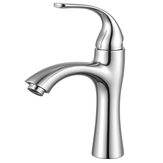 Grifo Lavabo Cromado Caño Bajo – FLAMMA BASIS CROME GRIFERS