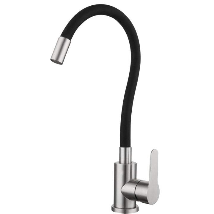 Grifo Cocina Caño Flexible Negro FORMA HIBERA GRIFERS - Interbude