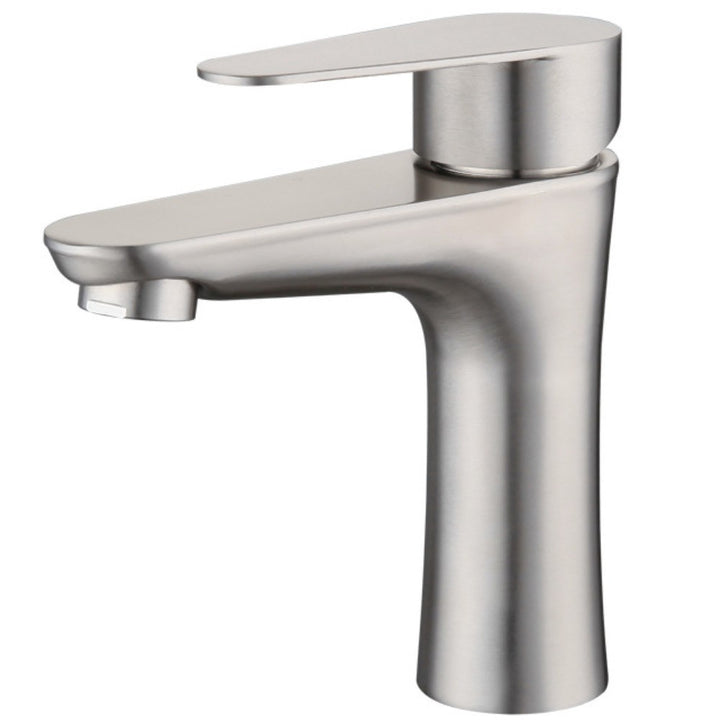 Grifo Lavabo Caño Bajo Acero Pulido ESSENTIALS HIBERA GRIFERS - Interbude