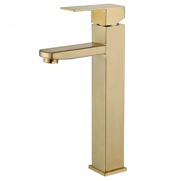 Grifo Lavabo Dorado Caño Alto – HUMILIS AURI GRIFERS