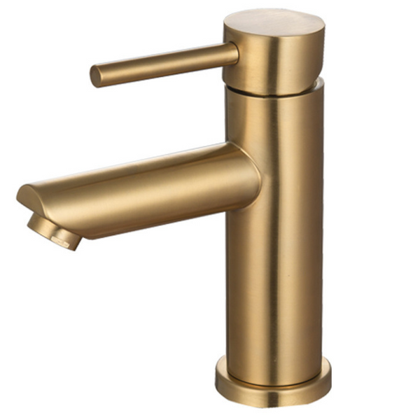 Grifo Lavabo Dorado Caño Bajo – MODICU AURI GRIFERS
