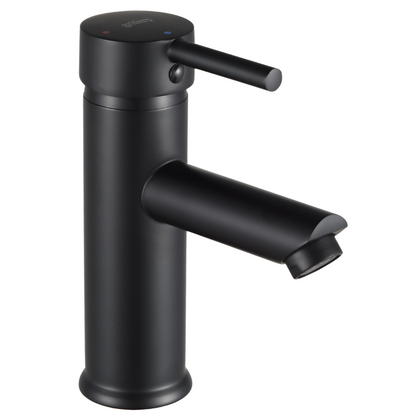 Grifo Lavabo Negro Caño Bajo Con Apertura En Frío - MODICU COAL GRIFERS