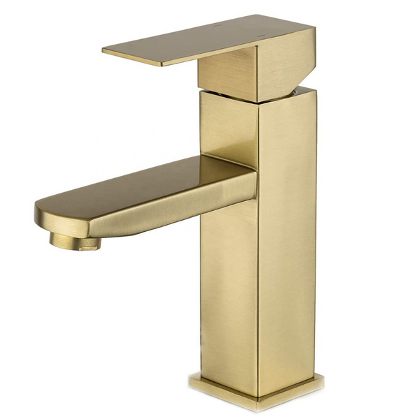 Grifo Lavabo Dorado Caño Bajo – PARVA AURI GRIFERS