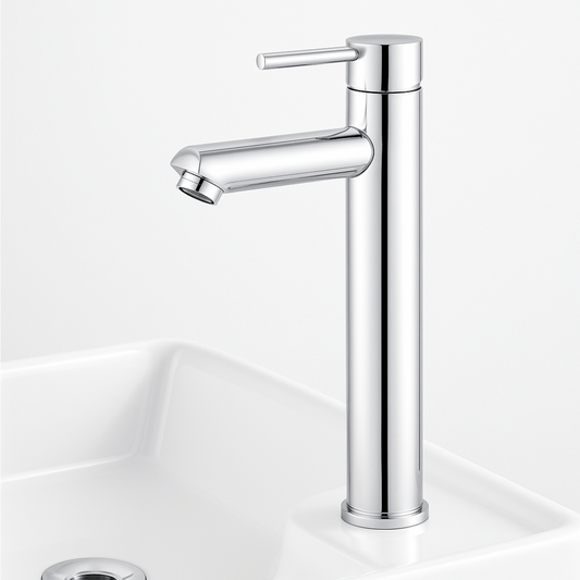 Grifo Lavabo Cromado Caño Alto – ROUND ALTUS CROME GRIFERS