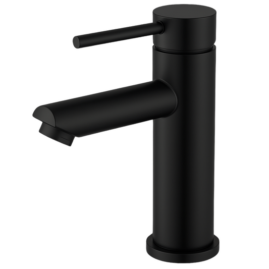 Grifo Lavabo Negro Caño Bajo – ROUND BASIS COAL GRIFERS