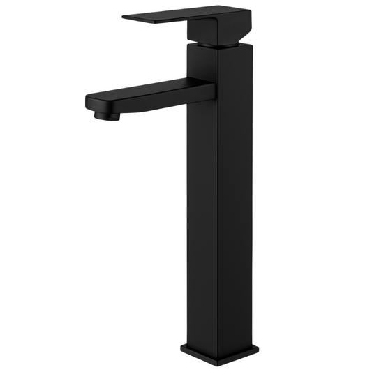Grifo Lavabo Negro Caño Alto – SQUARE ALTUS COAL GRIFERS